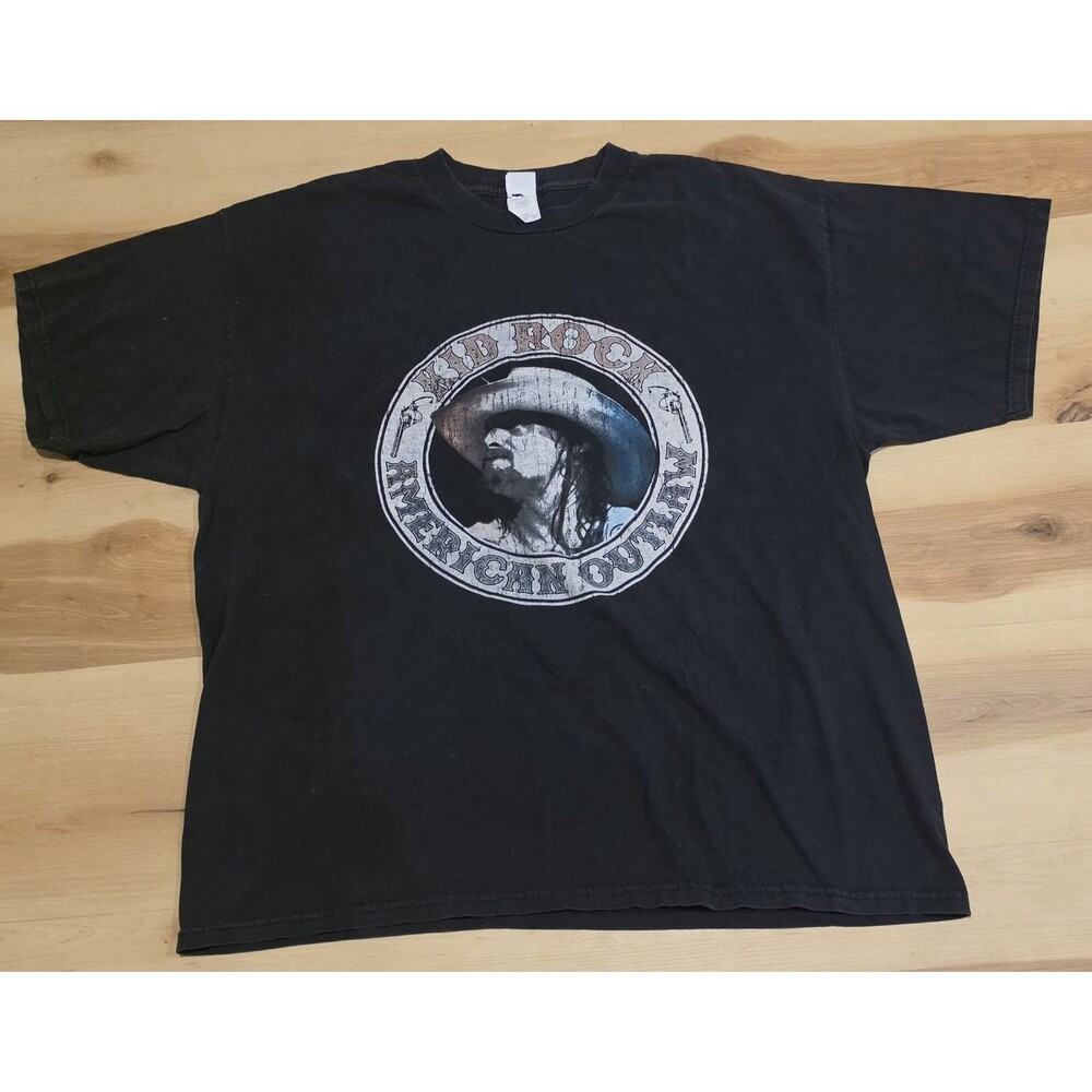 Kid Rock 2009 American Outlaw North American Tour T-Shirt 2XL Alstyle Tee Shirt